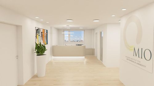 Blurred green surface with horizontal lines and a light gradient background.